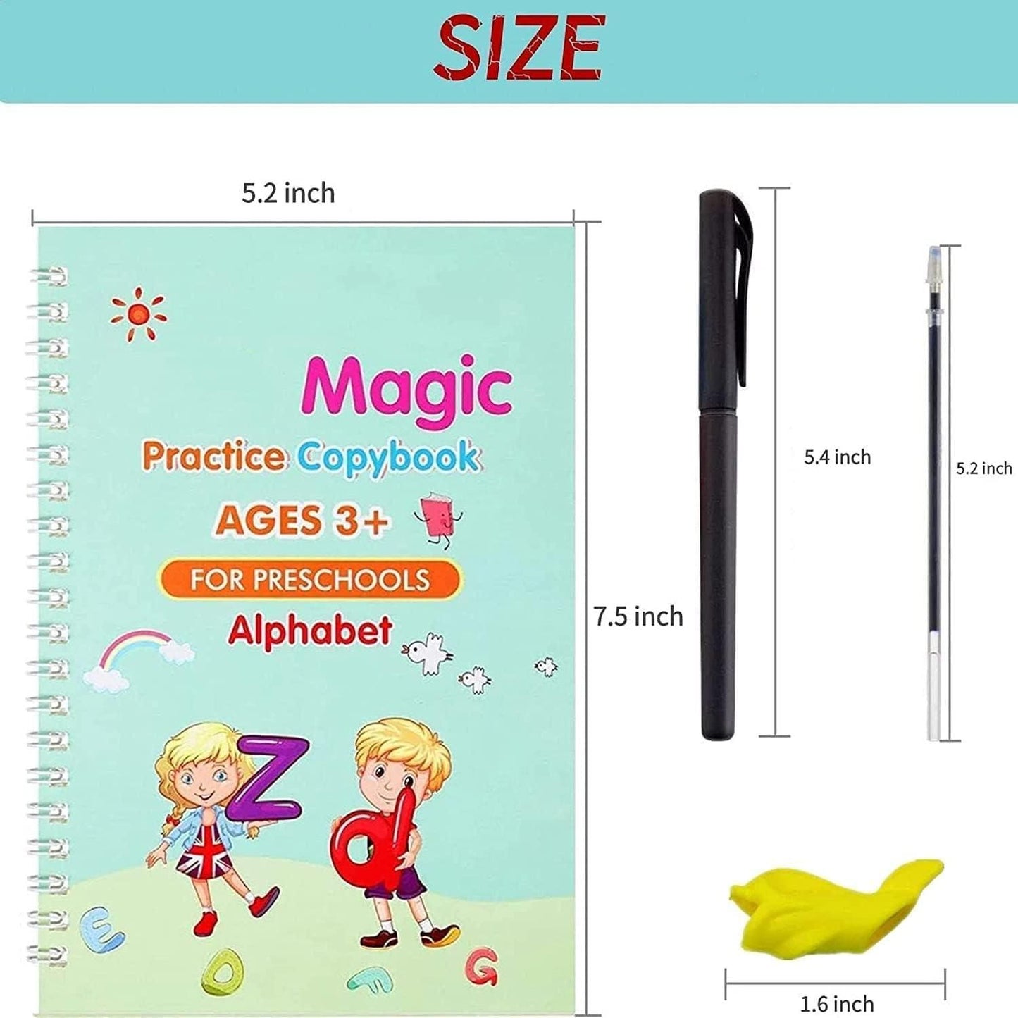 Sank Magic Practice Copybook (4‑book set),