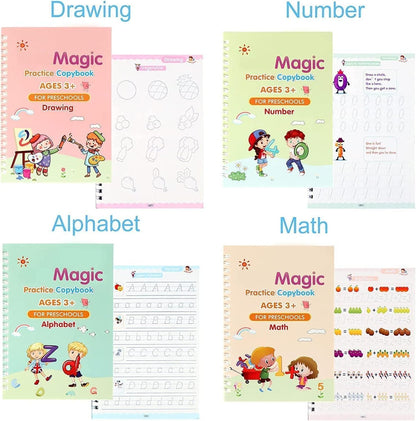 Sank Magic Practice Copybook (4‑book set),