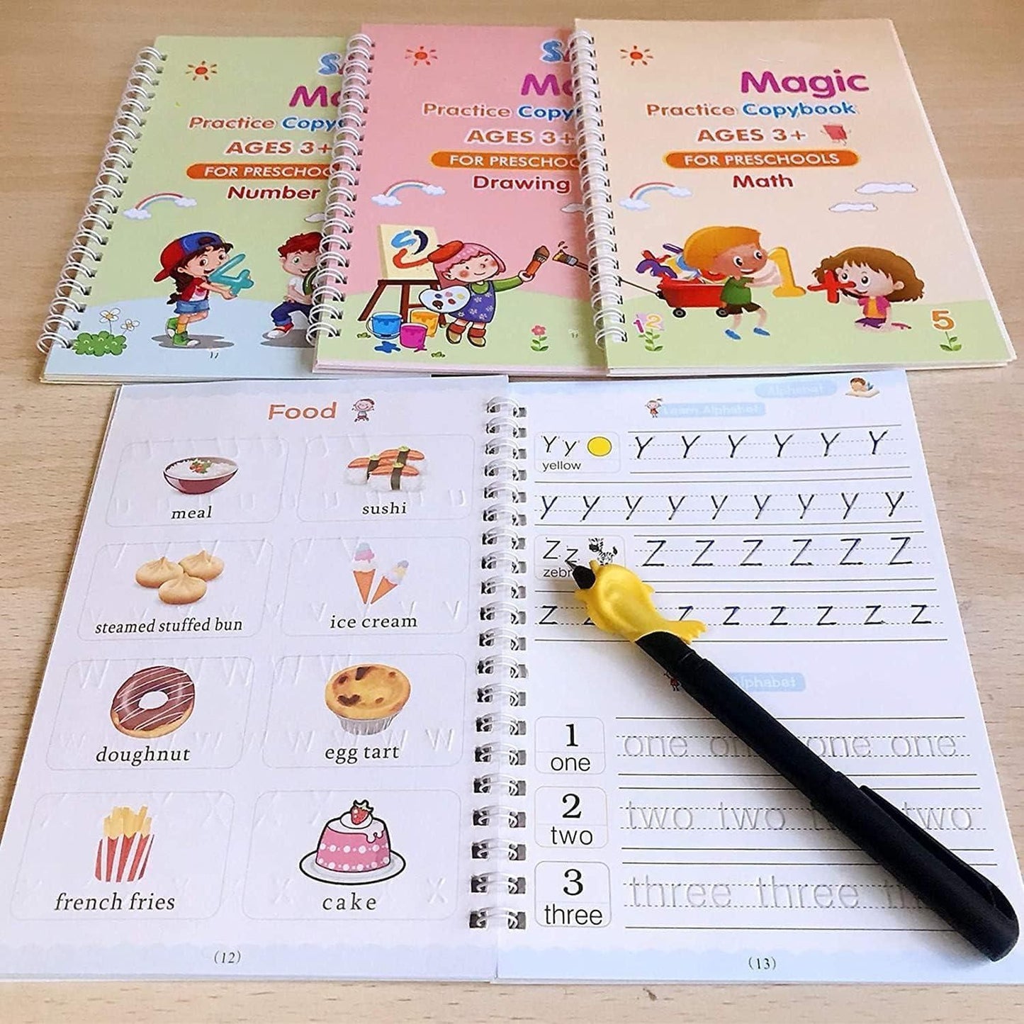 Sank Magic Practice Copybook (4‑book set),