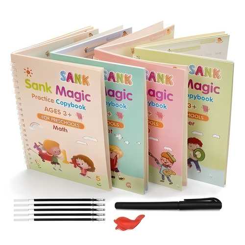 Sank Magic Practice Copybook (4‑book set),