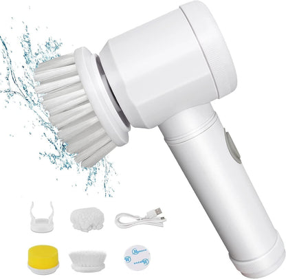 5-in-1 Multi-Purpose Handheld Bathroom & Home Cleaning Brush
